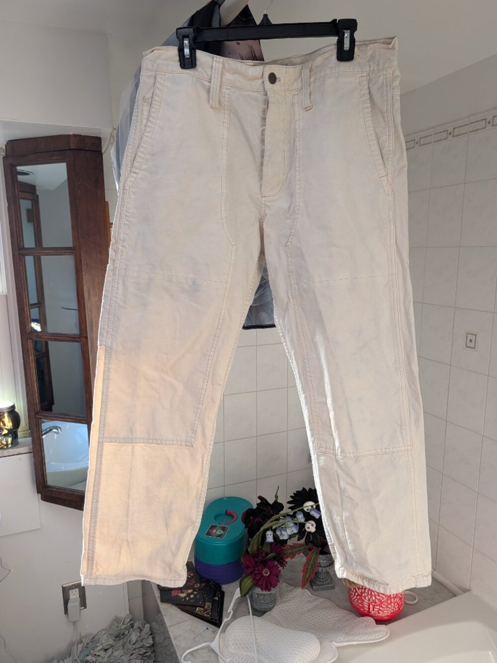 Madewell Relaxed Straight Workwear Pants Vintage Canvas Men’s 34x30